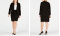 Calvin Klein Plus Size Asymmetrical Jacket & Pencil Skirt